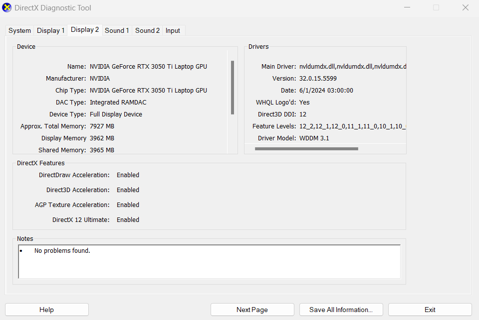 Directx Runtime Error - Microsoft Q&A