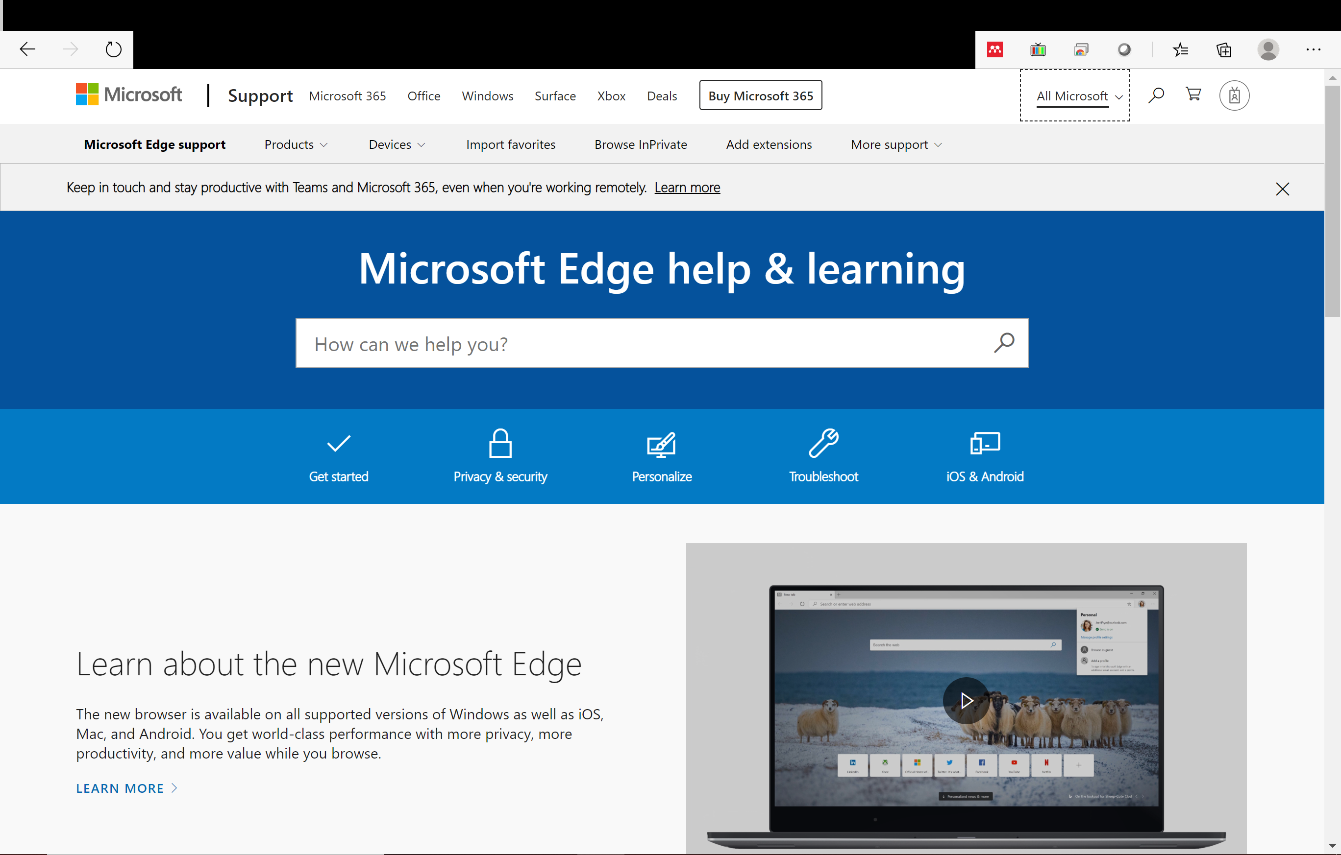Text not visible in black regions in edge browser. - Microsoft Q&A