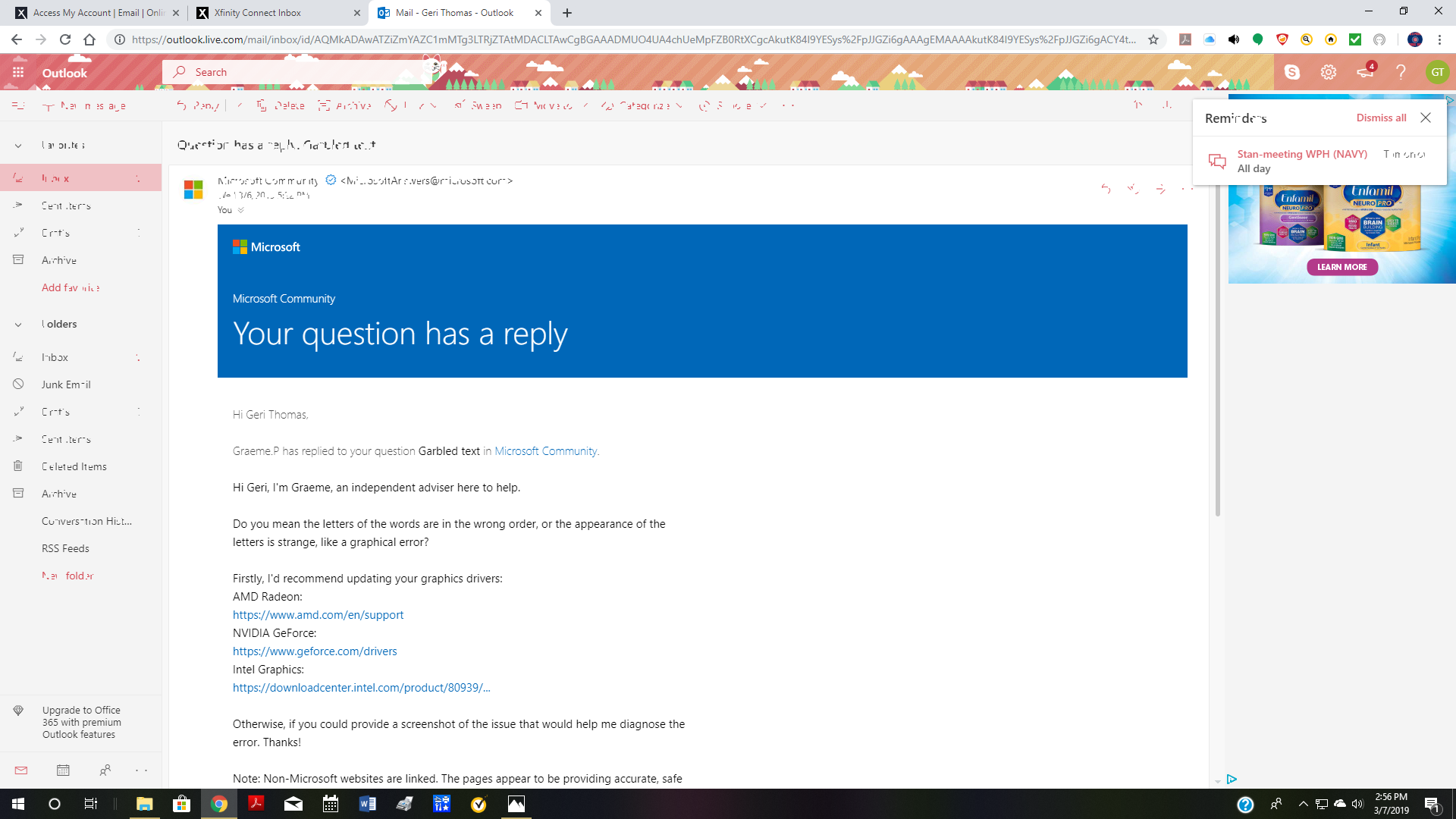 Garbled text - Microsoft Q&A