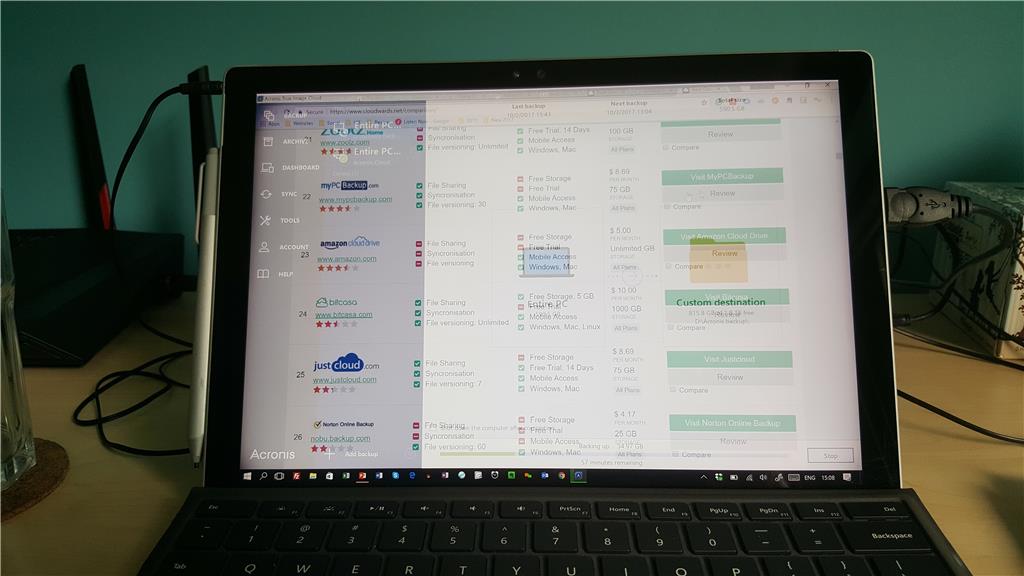 surface pro 4 screen flickering and ghosting