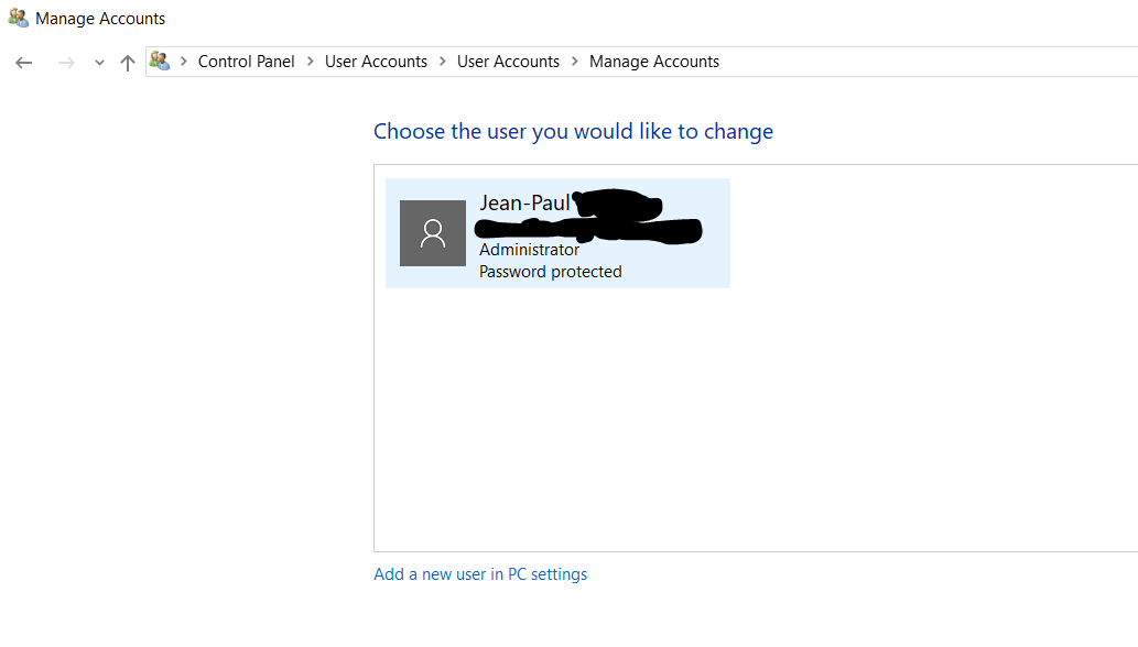 Windows 10 - user account 'disappeared' from login options though is ...