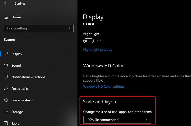 need to reset to regular text display size - Microsoft Q&A