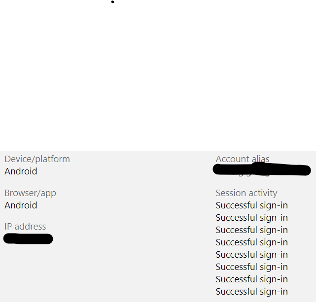 Microsoft Successful Sign Ins - Microsoft Q&A