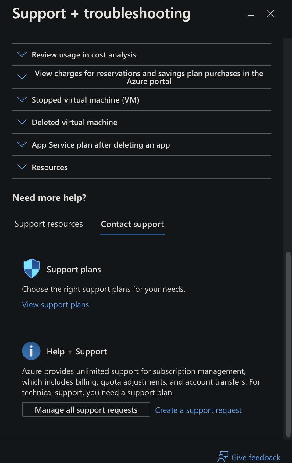 Support + troubleshooting