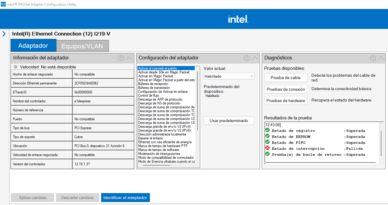 Pueerto de red inactivo - Microsoft Q&A