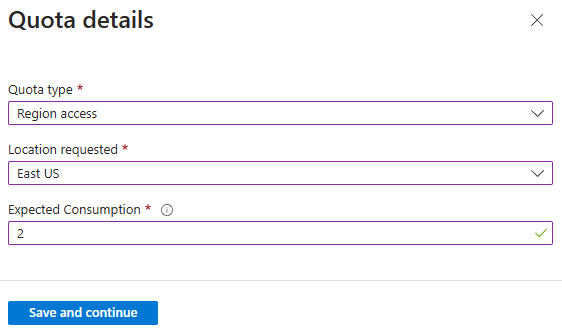 mysql flexible server request region access