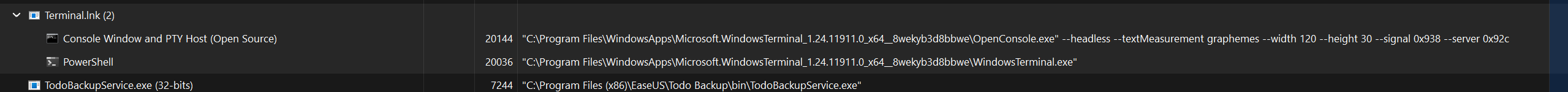 commandlinetext