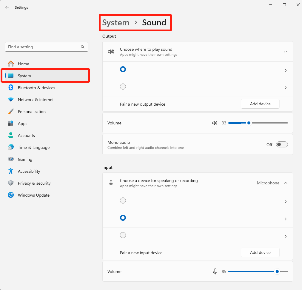 Windows 11 audio volume slider ignore default audio device - Microsoft Q&A