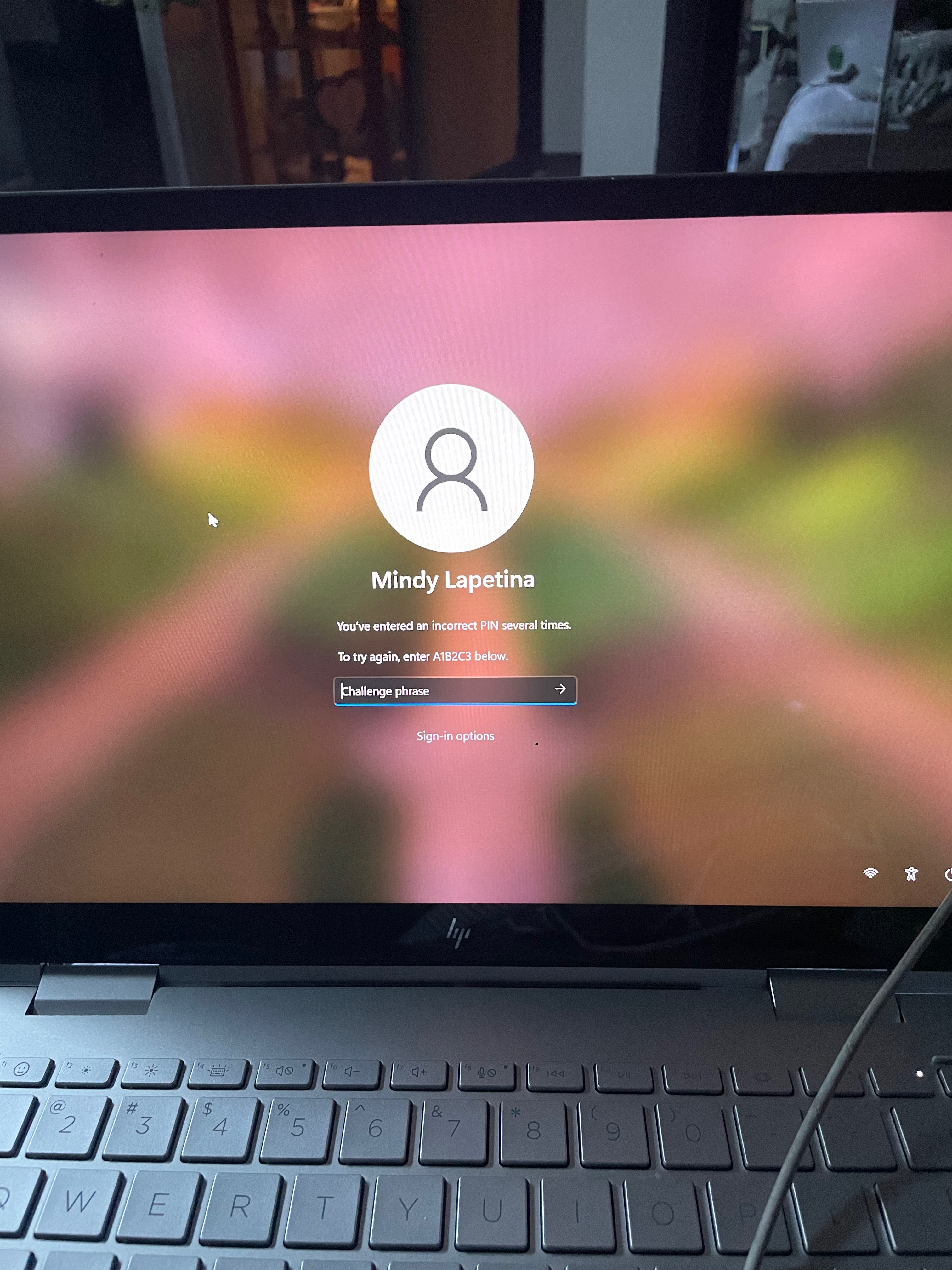 My brand new laptop keeps trying to sign in with a very very old ...