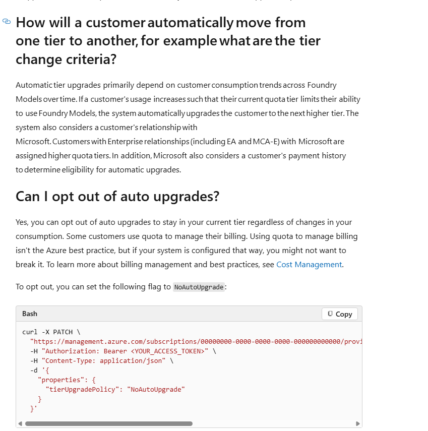 Azure OpenAI quota - Microsoft Q&A