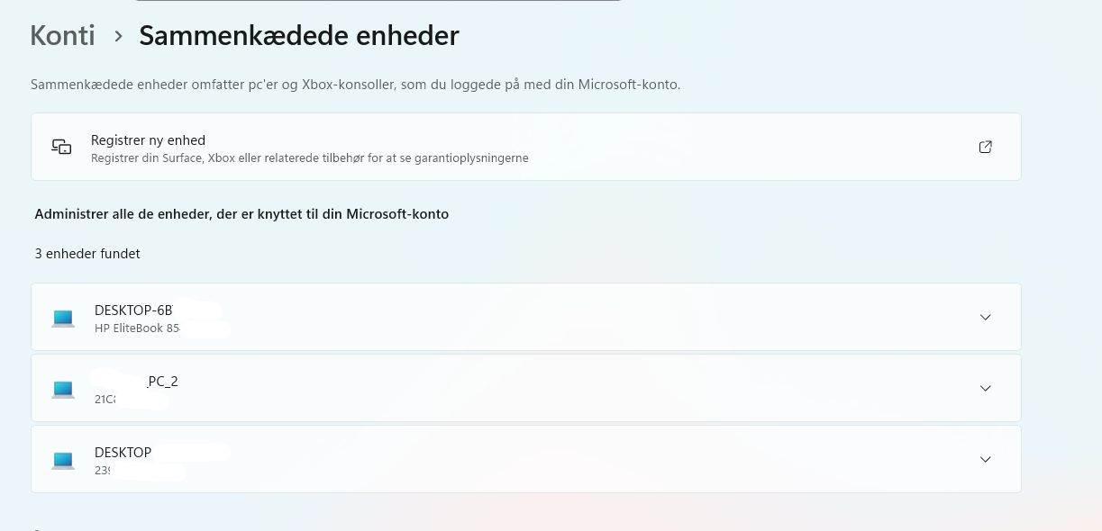 MS lokalkonto på win 11