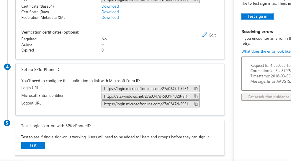 Azure SAML App TEST - Microsoft Q&A