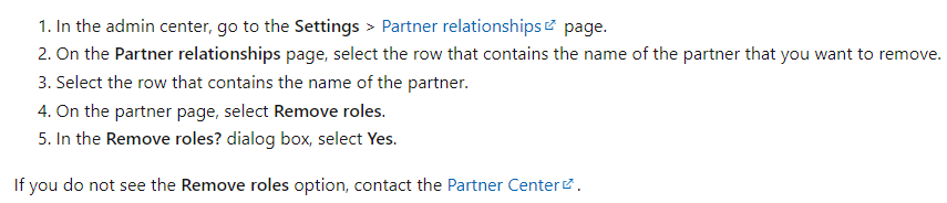 Remove Partner Domain from Tenant - Microsoft Q&A