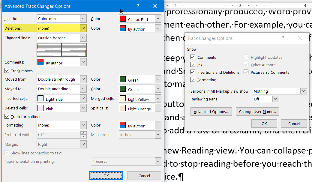 Formatting changes made via a macro aren't showing as Tracked Changes ...