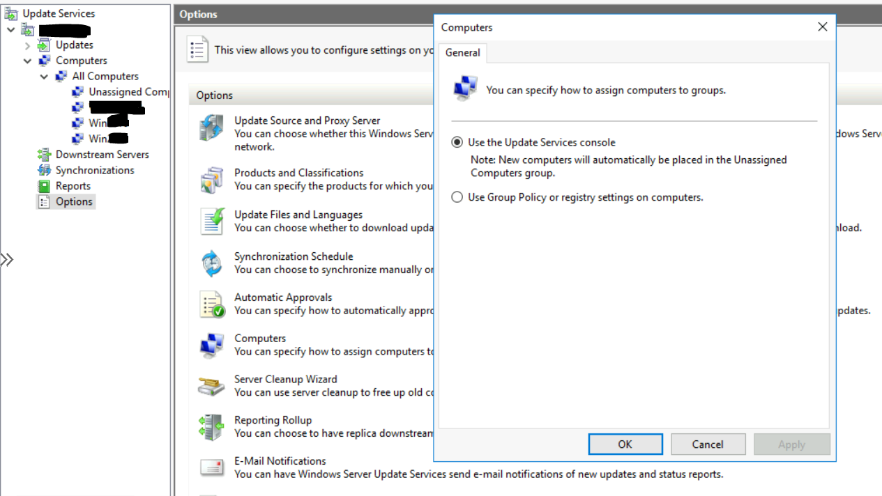 WSUS syhchronization not working - Microsoft Q&A