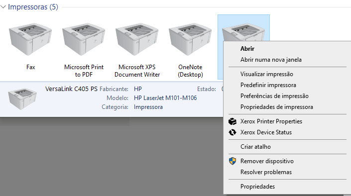 all of my printers are detected as HP LazerJet M101-M106 - Microsoft Q&A