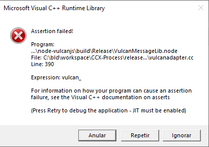 Microsoft Visual C++ Runtime Library. - Microsoft Q&A