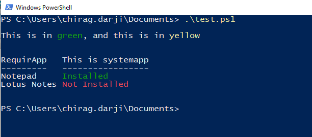 powershelloutput
