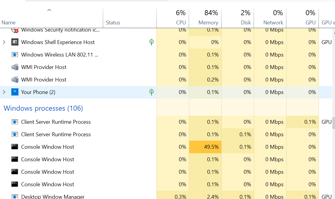 Super High CPU, Memory and Disk - Microsoft Q&A