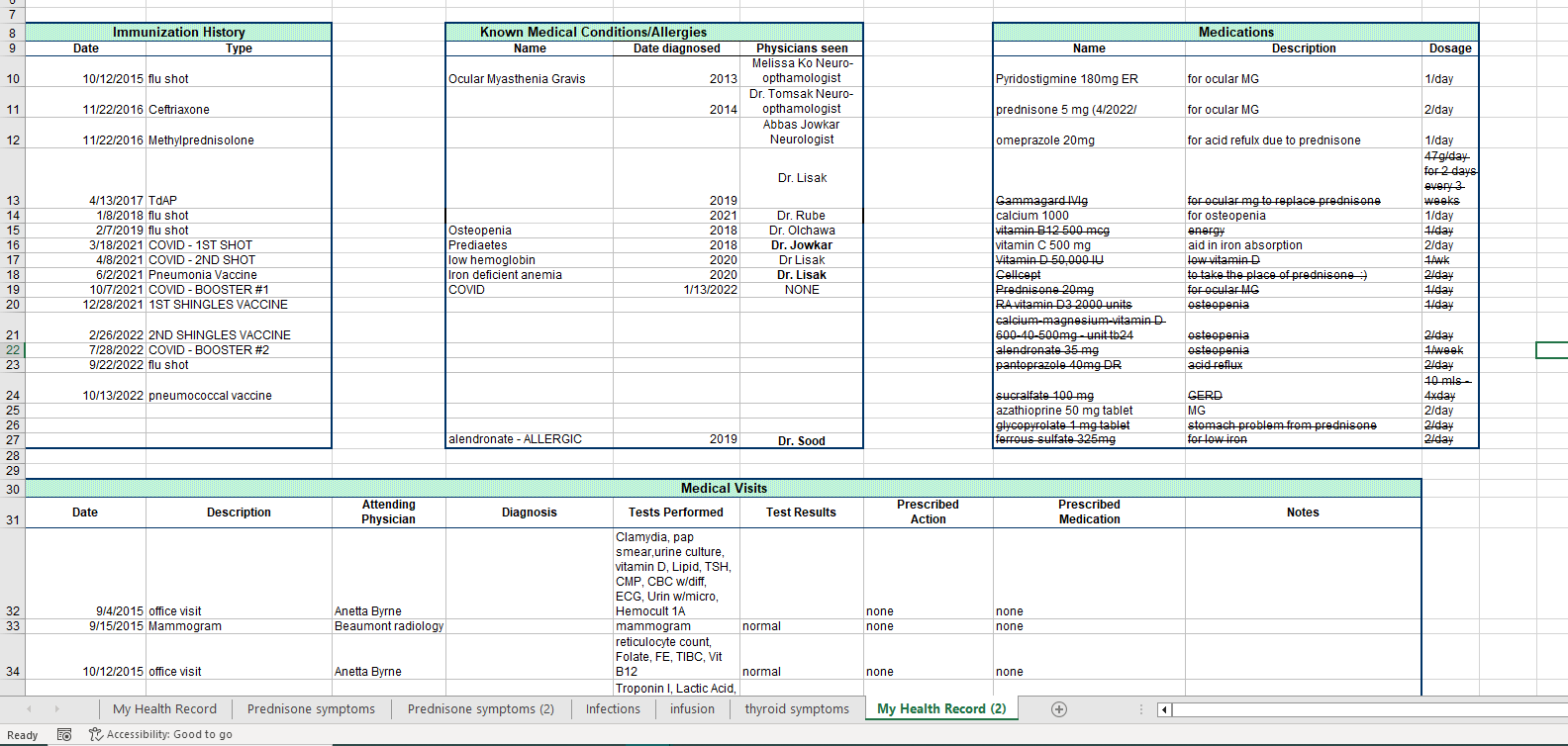 can i make a small box within my spreadsheet scrollable (so that i have ...