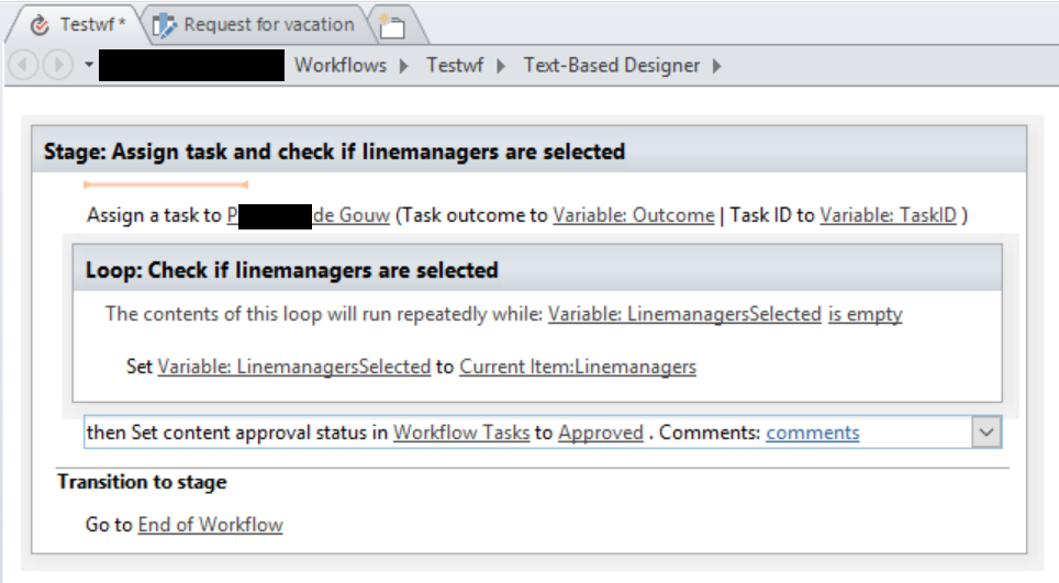 Automatically let SharePoint workflow complete a task when a column has ...