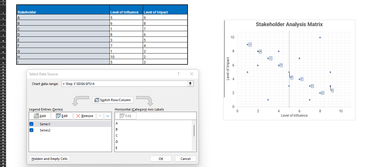 Scatter Chart not updating when data is updated - Microsoft Q&A