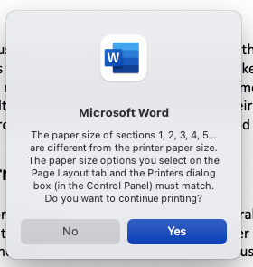 How to set a custom page size in Word for Mac - Microsoft Q&A