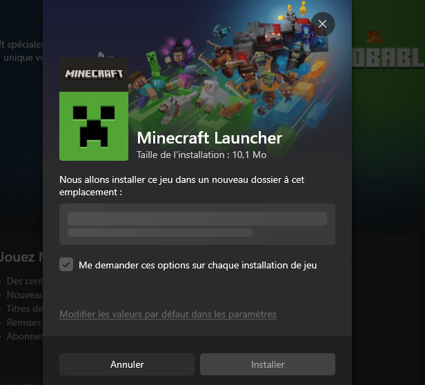 Le launcher minecraft ne s'installe pas - Microsoft Q&A