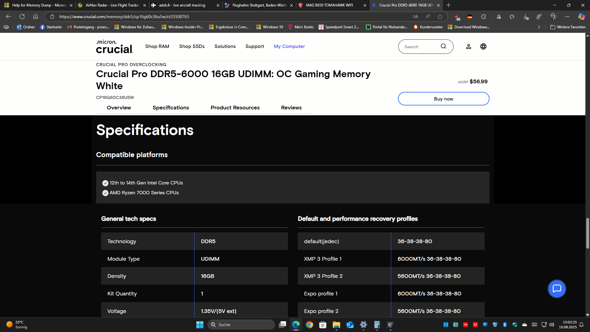 Help for Memory Dump - Microsoft Q&A