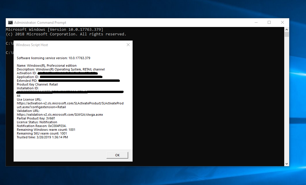 Windows 10 Activation error code 0x803FA067 - Microsoft Q&A