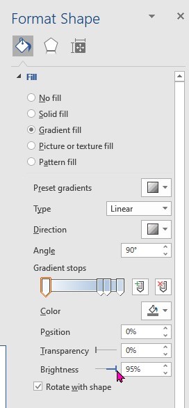 The recolor feature in Office is a different shade than text (Word for ...