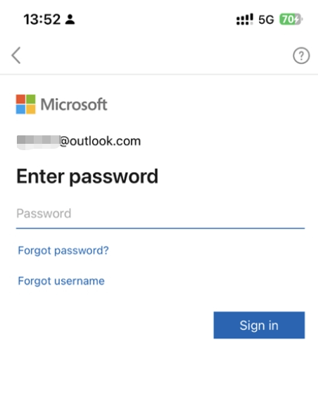 Cannot add hotmail account to iphone - Microsoft Q&A