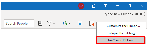 Outlook ribbon customizations not sticking - Microsoft Q&A