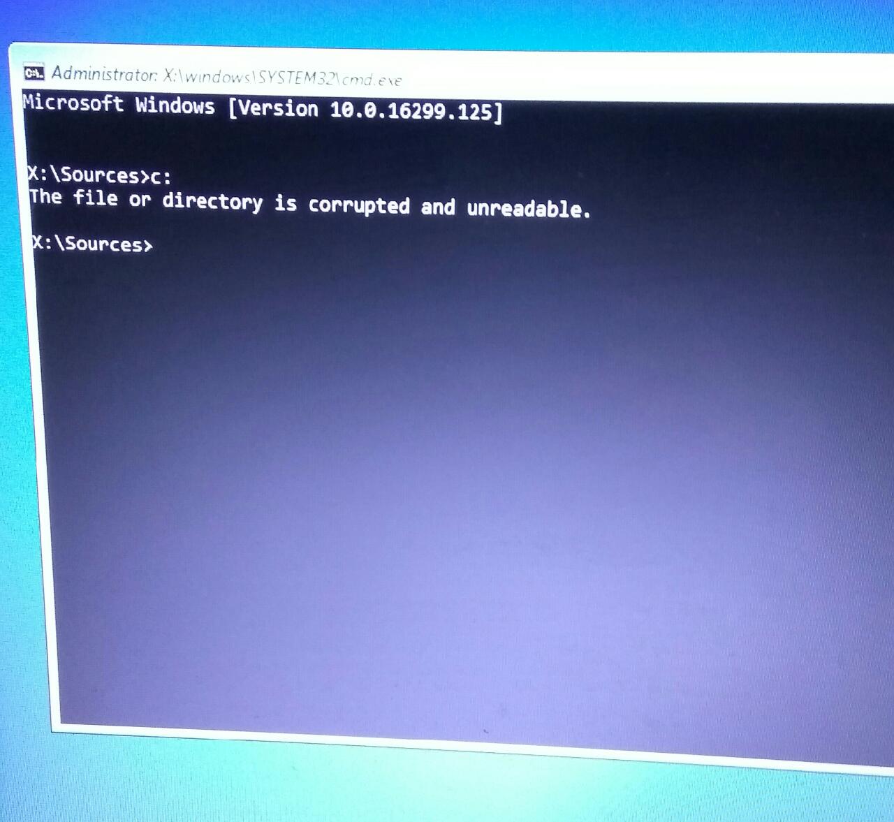 Windows 10 error code 0xc000000f, how to update without