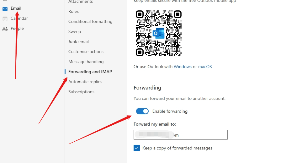 How to turn off email forwarding? - Microsoft Q&A