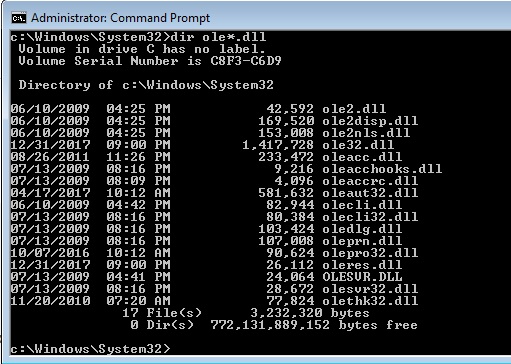 ole.dll - Microsoft Q&A