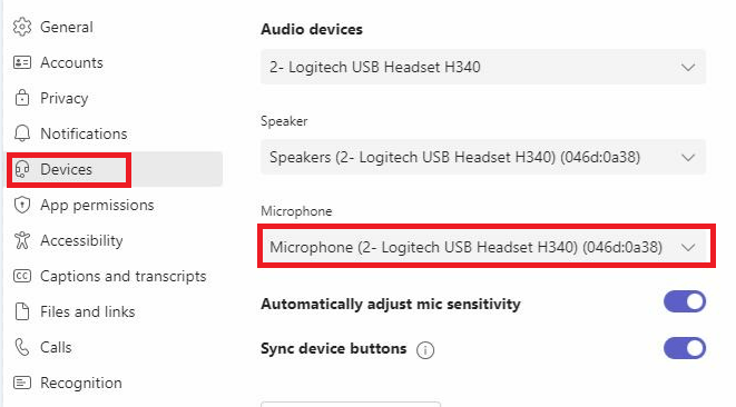How do I make the sound on Teams work so that others can hear me ...