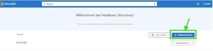 MicrosoftSucheAnmeldenWillkommen bei Feedback (Vorschau)Teilen Sie uns Ihr Feedback mit und helfen Sie uns, Verbesserungen vorzunehmen und neue Produkte zu entwickeln.>Startseite62 ForenMein FeedbackFeedback sendenFeedback teilen