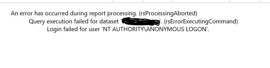Report error in sqlserver - Microsoft Q&A