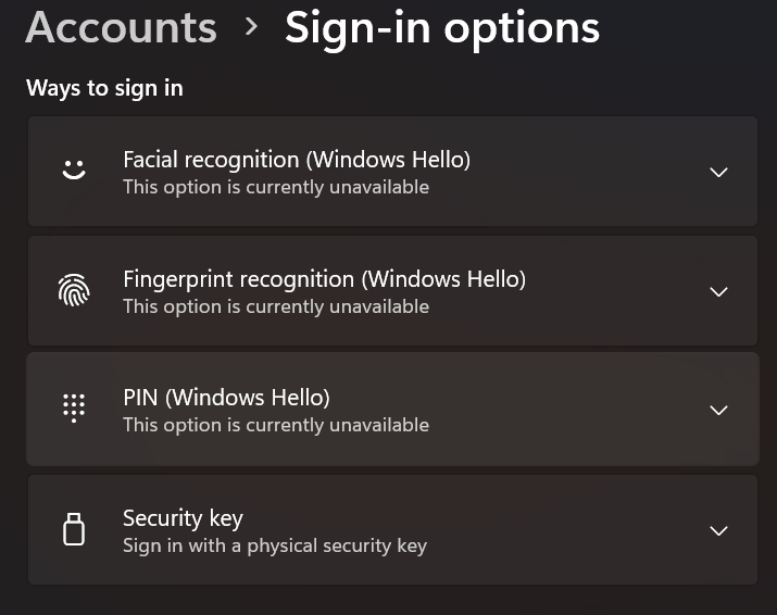 Windows hello suddenly stopped working - Microsoft Q&A