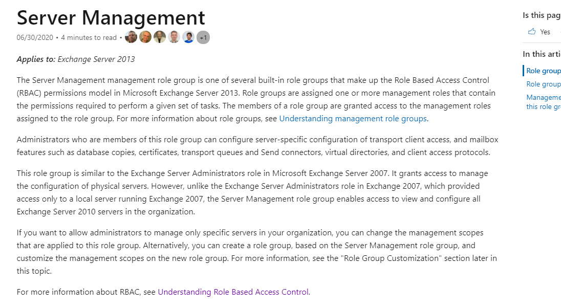 new management role assignment exchange 2016