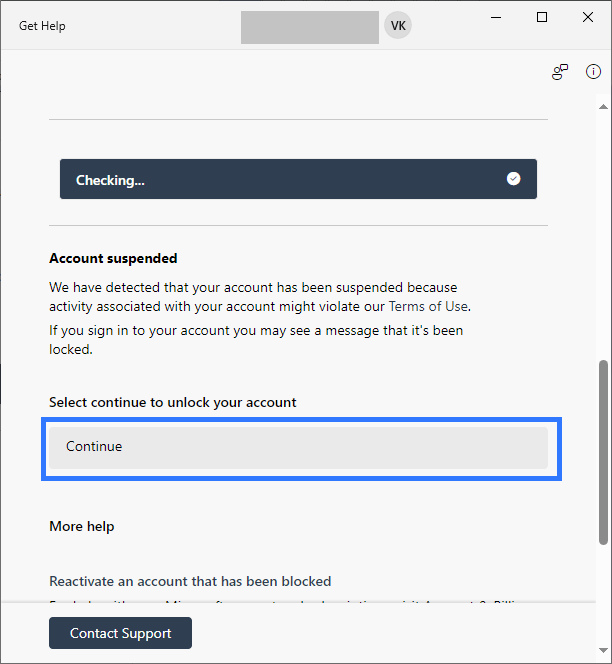 One of the Outlook accounts gets blocked when use Outlook/Email app ...