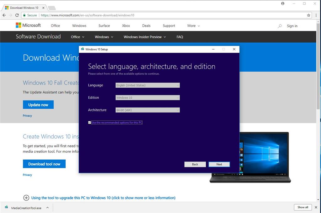 Windows.オーダーページ win1019h1testbuild18305sandbox