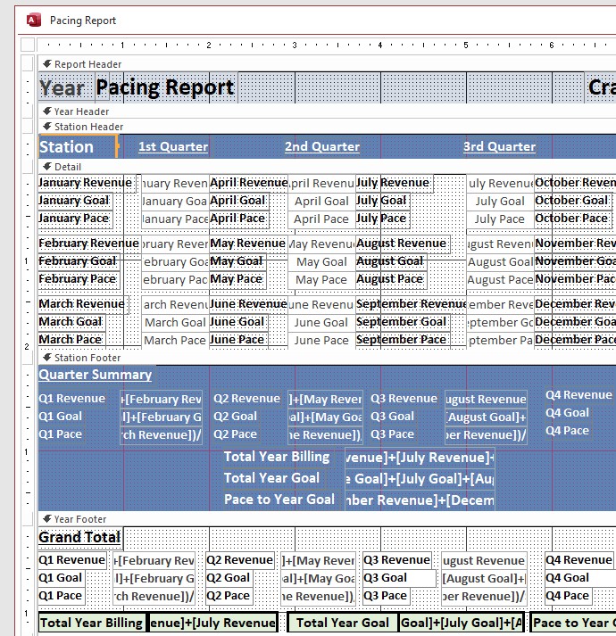 Coloring Report Headers - Microsoft Q&A