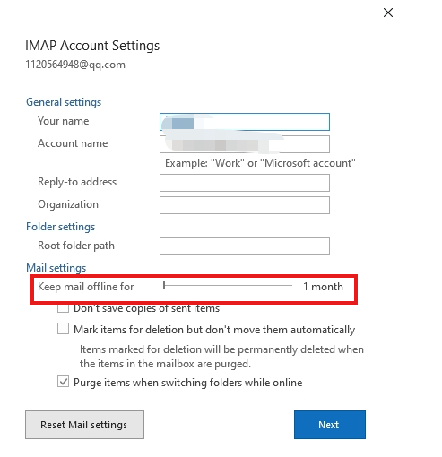 I am using outlook as an email client directed from another platform ...