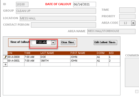 Clear the date in an unbound text box on the sub form when the main ...