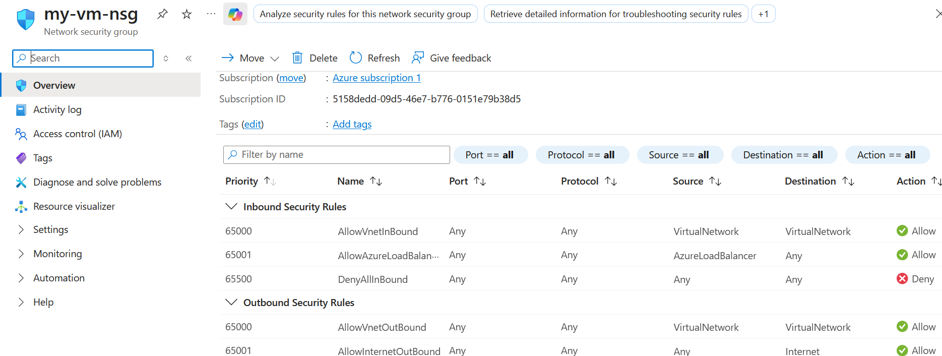 Issue with task 2 for "Exercise - Configure network access" - Microsoft Q&A