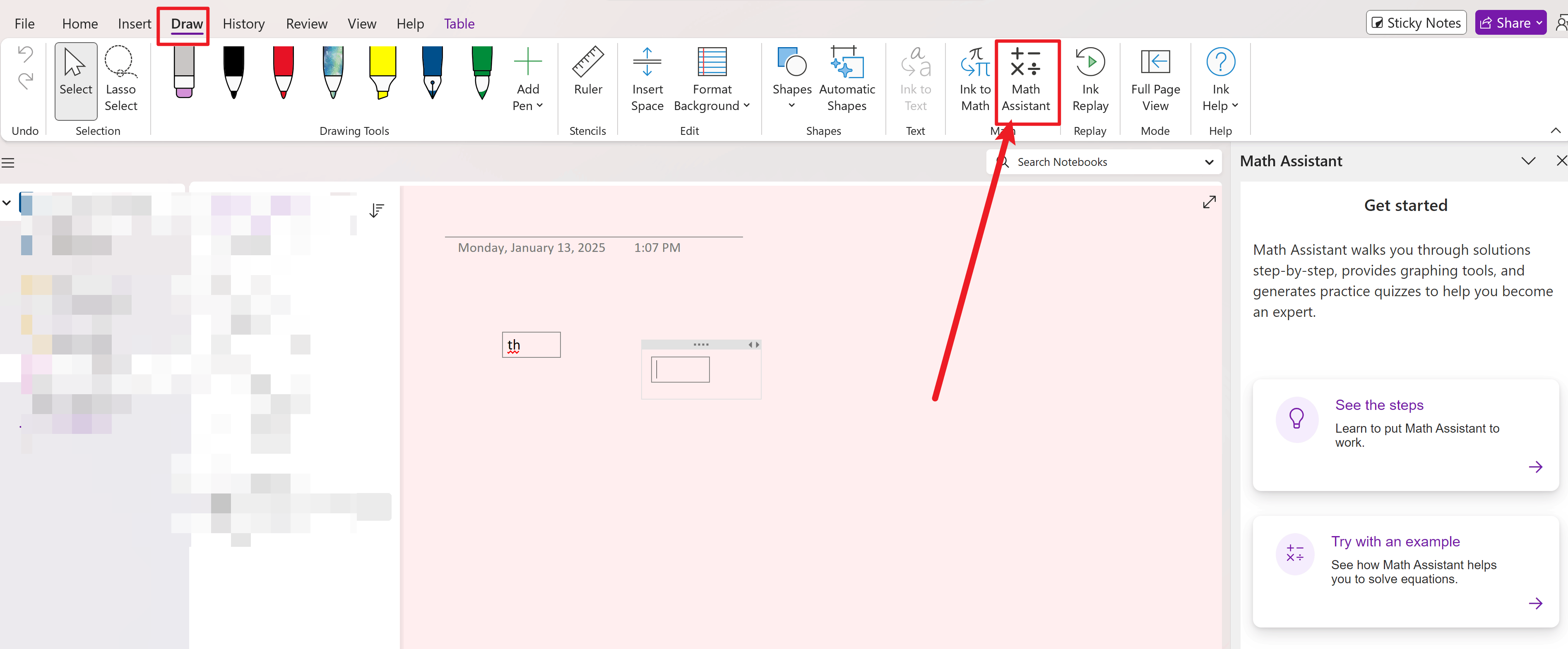 Question is about the Math Assistant feature in OneNote. - Microsoft Q&A