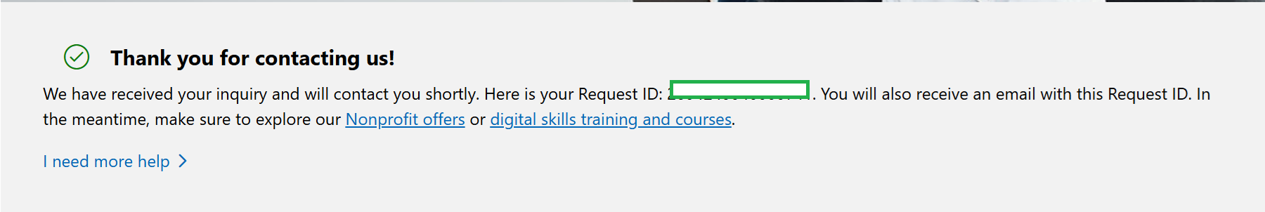 Cannot open a support ticket with Microsoft nonprofits - Microsoft Q&A