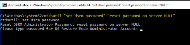 Restarting Windows 2016 in DSRM mode - Microsoft Q&A